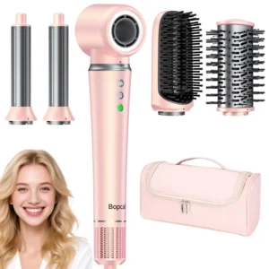 5 in 1 Hair Dryer Brush set w/Curler, Dryer, Straightening