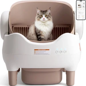 Self Cleaning Cat Litter Box APP Control for Multi Cats