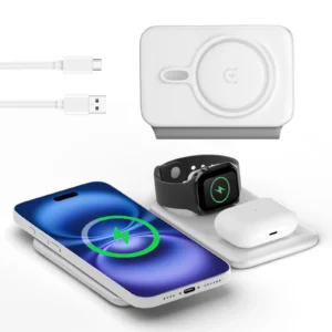 3 in 1 Magnetic Wireless Charger Pad